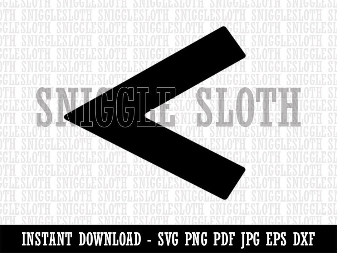 Less Than Math Symbol Clipart Instant Digital Download SVG EPS - Etsy
