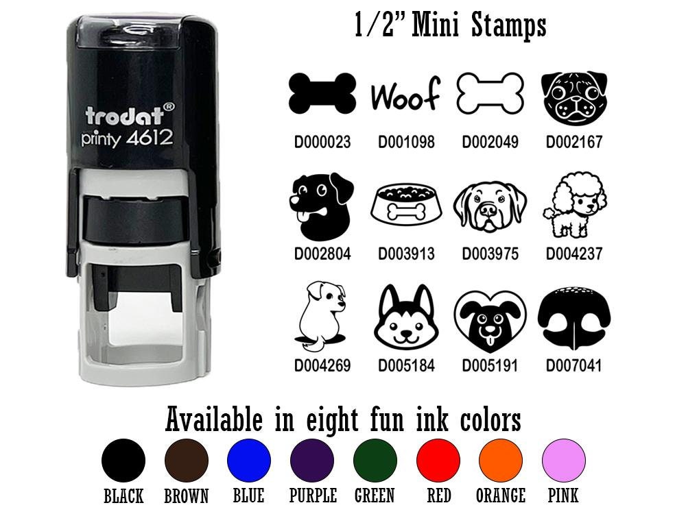 Fun Puppies and Dogs 1/2 Selfinking Rubber Stamp Ink Etsy