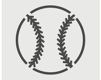 Softball Stencil | Etsy