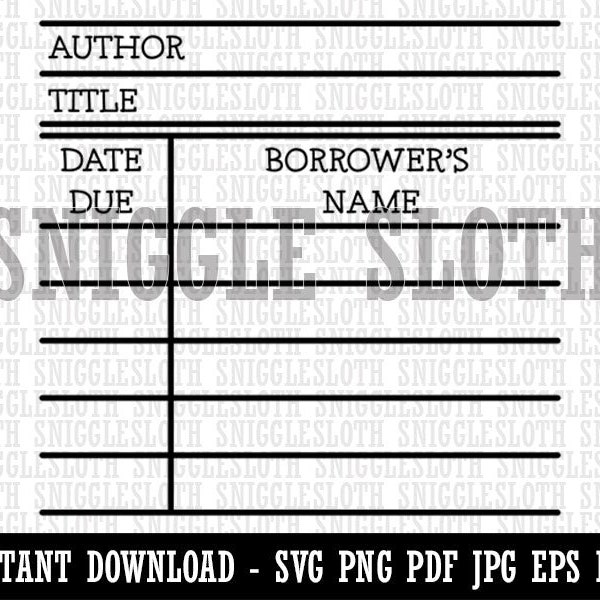 Library Card Catalog - Etsy