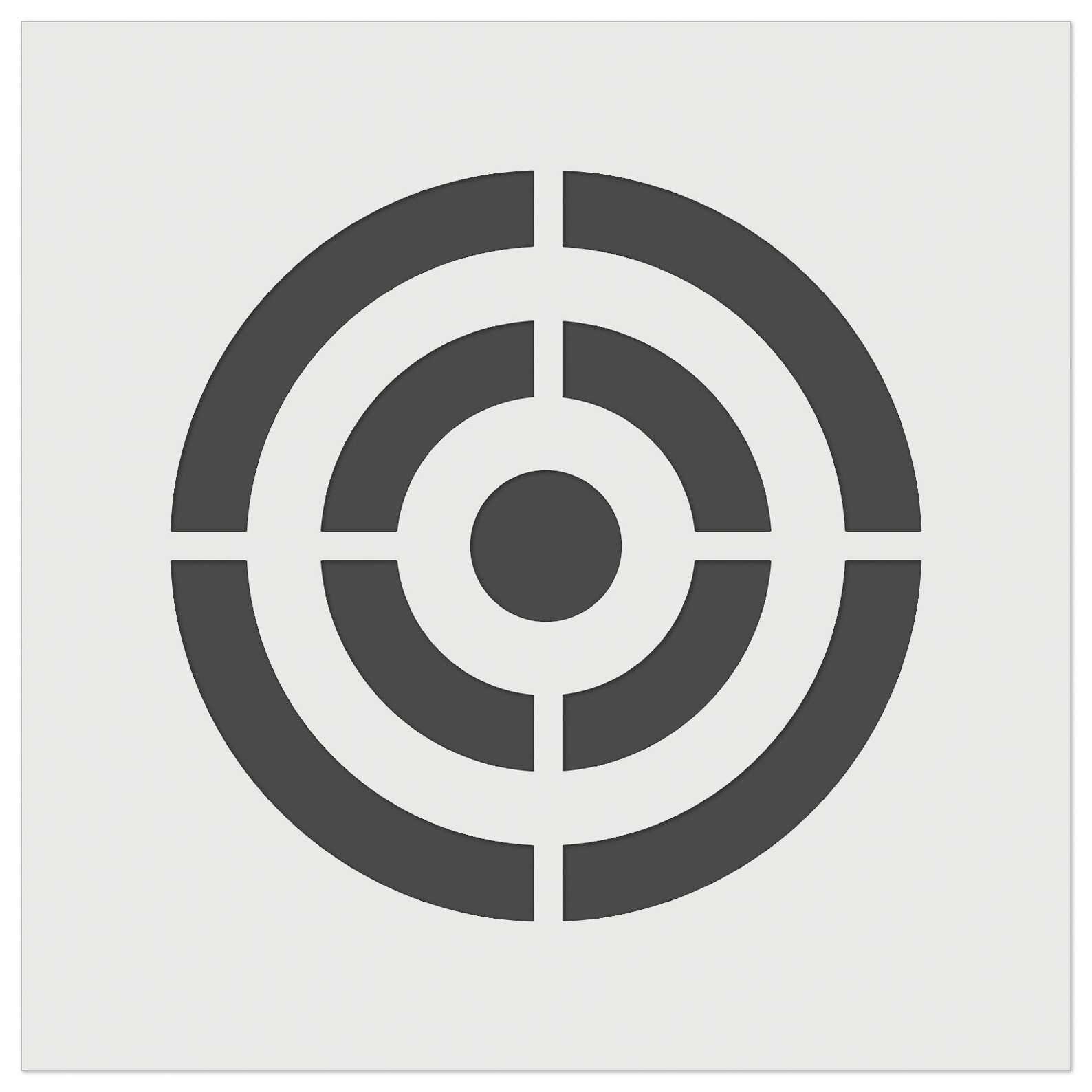 Bullseye Target Wall Cookie DIY Craft Reusable Stencil Etsy