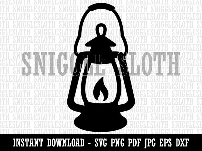 Camping Lantern Clipart Instant Digital Download SVG EPS PNG Etsy