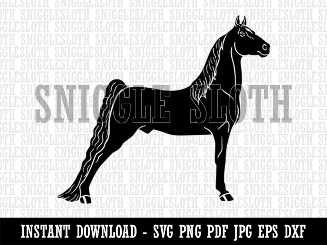 Posing Horse Clipart Instant Digital Download SVG EPS Etsy