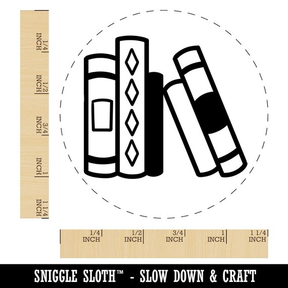 Sloth Reading Book Self-Inking Rubber Stamp Ink Stamper for Stamping  Crafting Planners