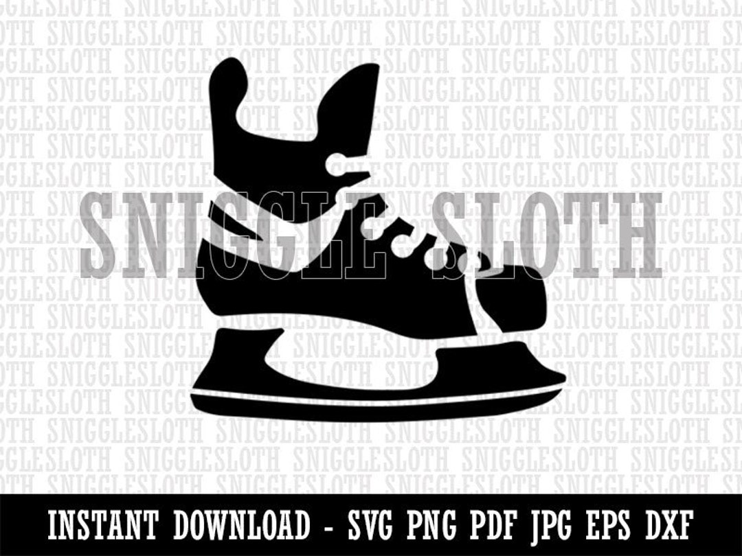 Hockey Ice Skates Skating Blades Clipart Instant Digital Download SVG ...