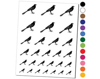 Blackbird Tattoo - Etsy Blackbird Tattoo - Etsy