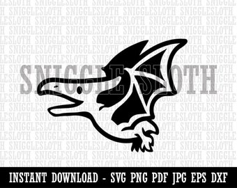 Pteranodon/pterodactyl Dinosaur SVG PNG JPG Clipart (Download Now) 