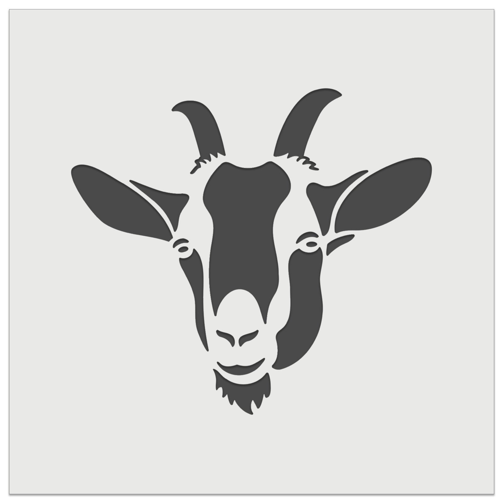 toggenburg-goat-face-wall-cookie-diy-craft-reusable-stencil-etsy