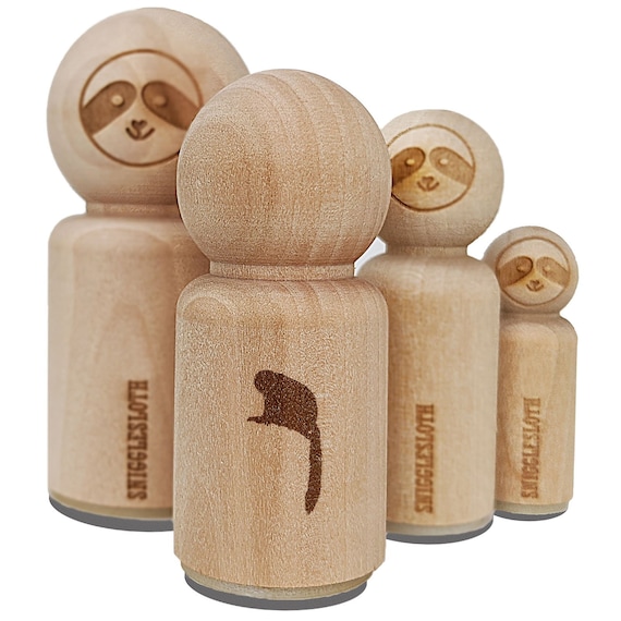 BB4/2 Large Squirrels in Love Rubber Stamp 3 inch