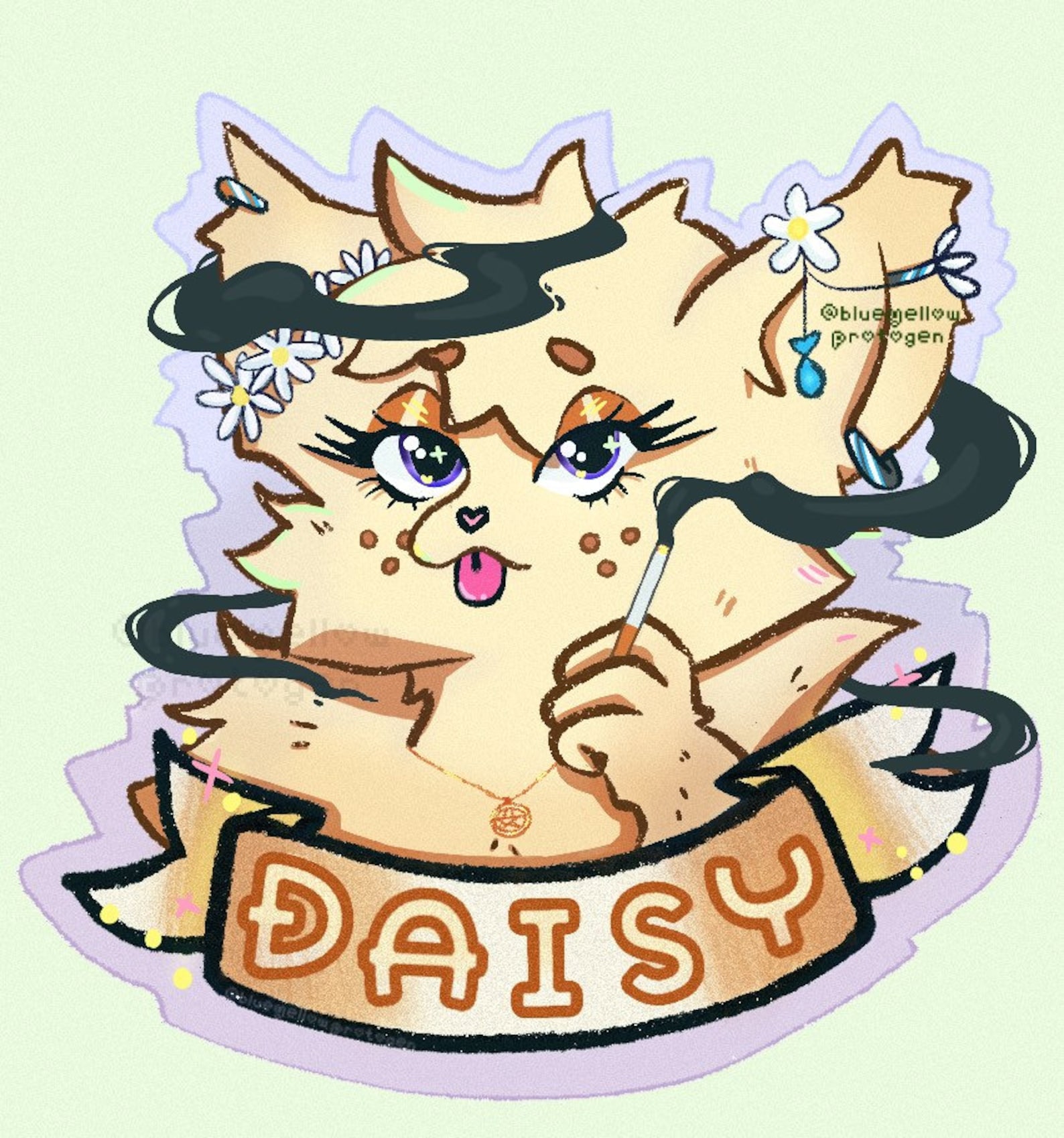 CUSTOM Fursuit BADGES Digital Furry Icon / Headshot - Etsy