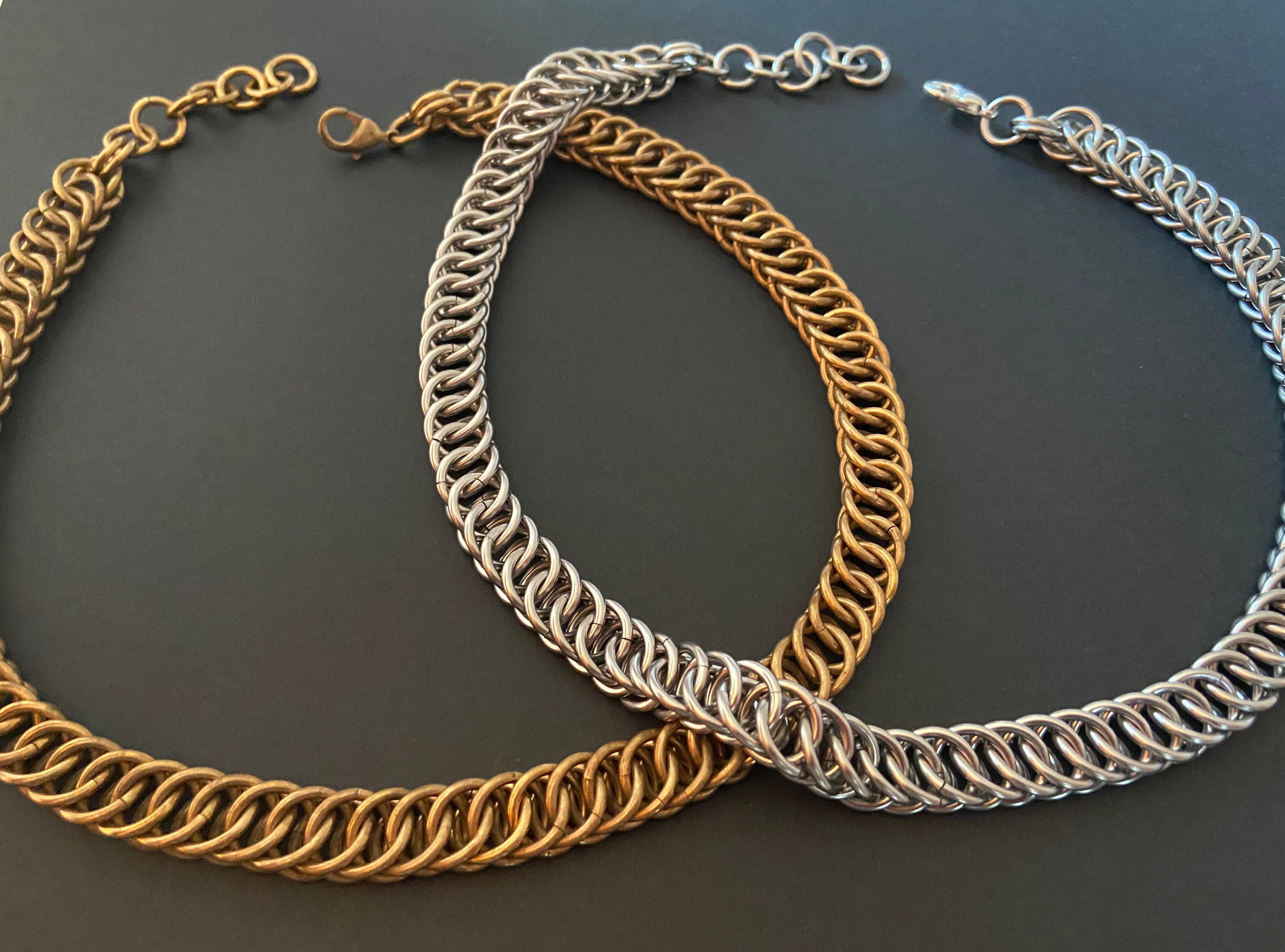 Copper Chainmail Ass Sash / Wallet Chain / Necklace