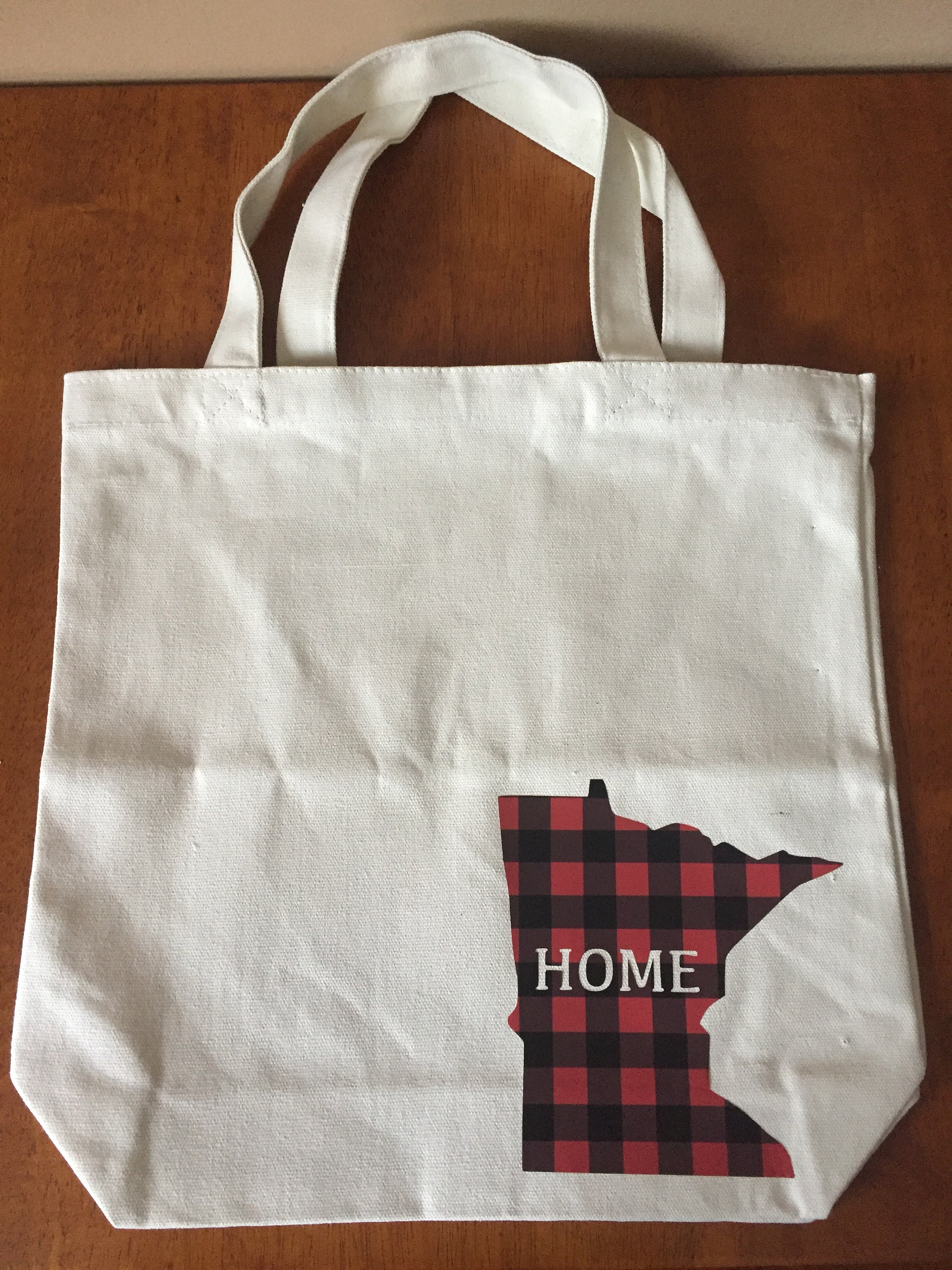 Minnesota HOME/ Tote Bag/ Minnesota/ Reusable Bag/ Shopping Etsy