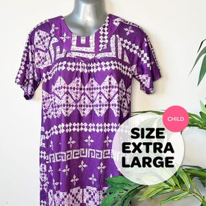 EXTRA LARGE Girls&#39; Island Dress - Micronesian Dress - Marshallese Dress - Hawaiian Dress