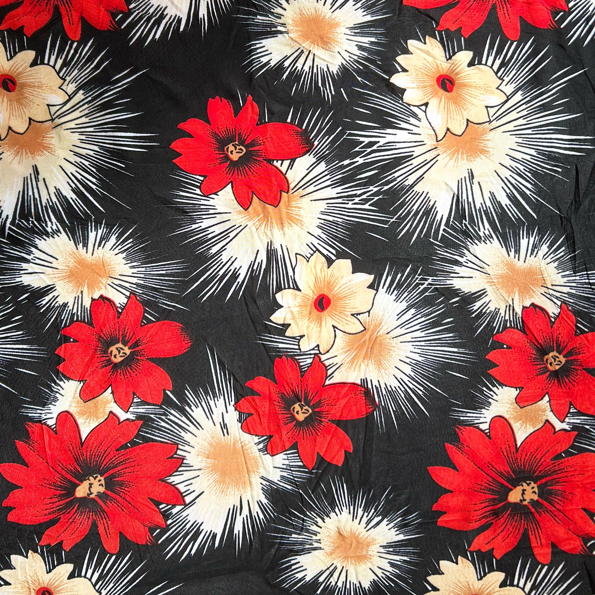 Micronesian Women's Mumu Dress, Lightweight Polyester With Zipper