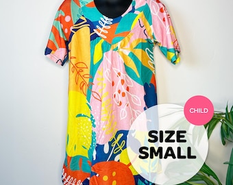 SMALL Girls&#39; Island Dress - Island Dress - Micronesian Dress - Marshallese Dress - Hawaiian Dress