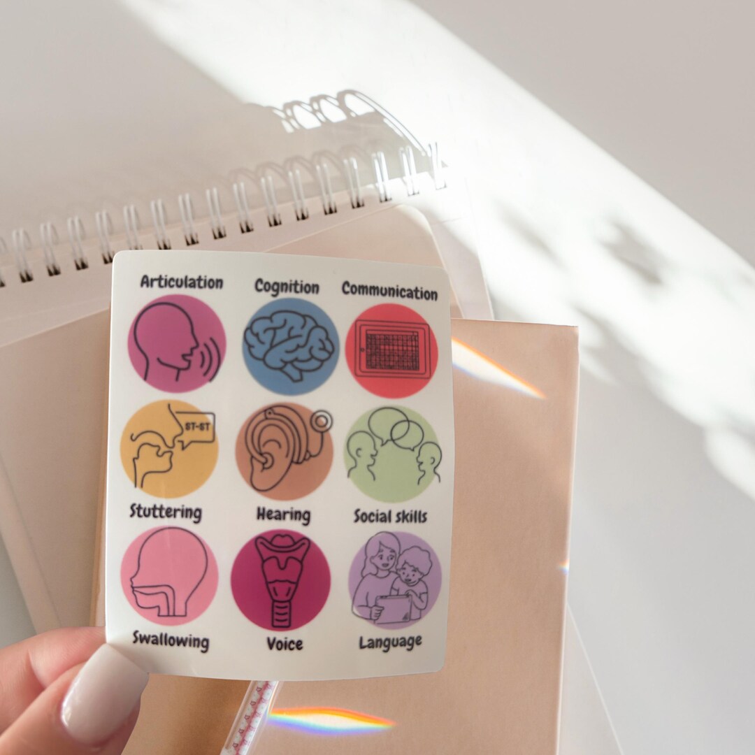 Slp Sticker Chart SLP Stickers, Speech Therapy, Cranial Nerves Stickers, Stickers, SLPA ...