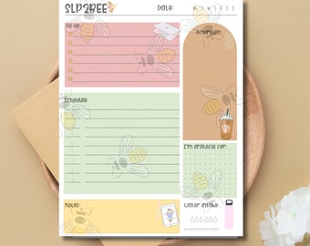 SLP2be notepad,  gift notepad, therapist, teacher, early intervention, special education, future SLP, slp notepad,Data track, slp todo list,