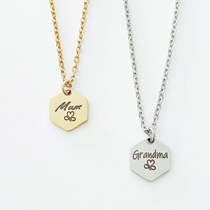 Mom Necklace Grandma Necklace Custom Mother&#39;s Day Necklace Mama Necklace Custom Engraved Necklace Gifts for Mom Name Necklace Gift for Wife