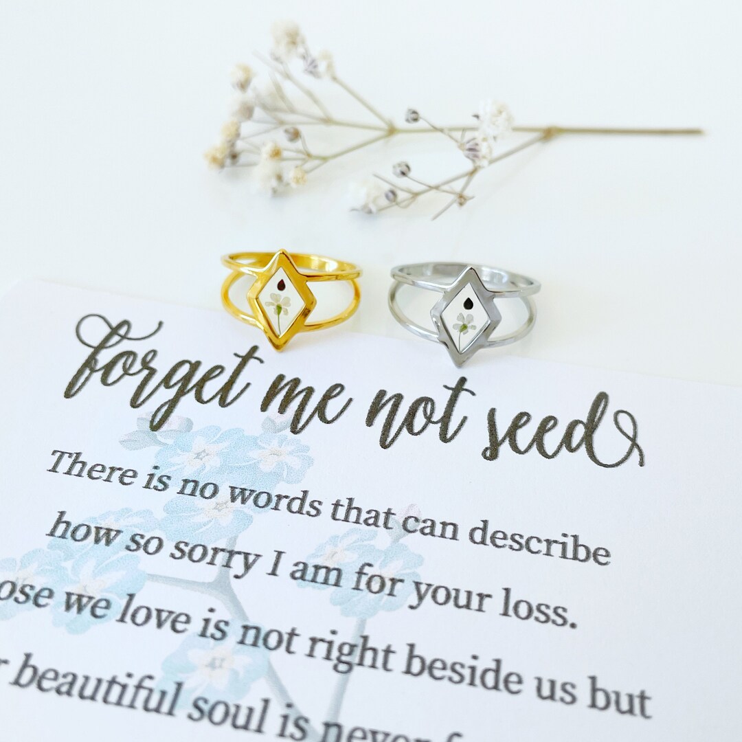 Condolence Ring gift, Gift for Loss, Sympathy Gift, Bereavement Gift ...