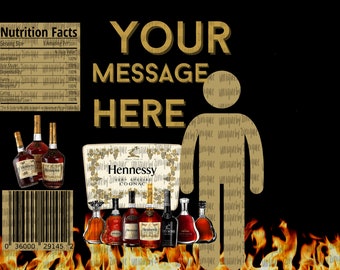 Download Hennessy Label Printable Etsy