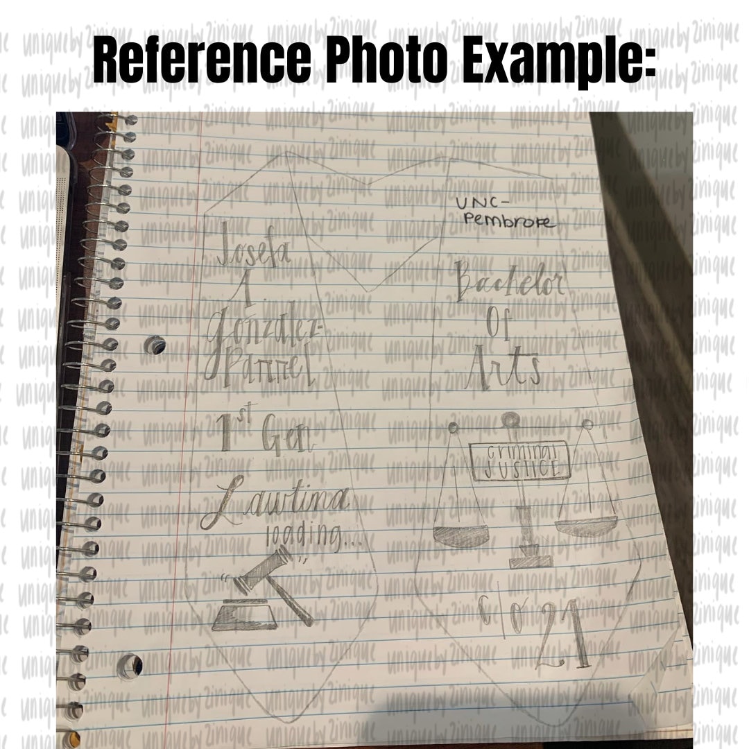 72 Inch Alpha Chi Omega Graduation Stole - Maggie Maize - Foto 2