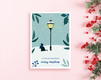 Christmas card / cat / affirmation / sustainable / Christmas gifts