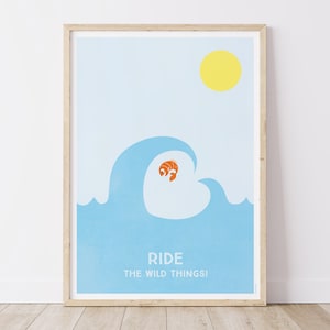 Poster “Wild Things” / DIN A2 / nachhaltiges Papier / regional und fair produziert / Kinderzimmer / Büro / Wanddekoration / Plakat / Druck