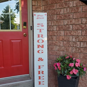 Reversible porch signs