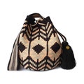 Handmade Crochet Wayuu Bag: Neutral Colombian Crossbody Purse product logo