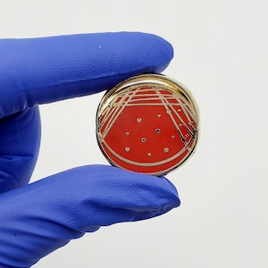 Petri Dish Pin - Microbiology Pin - Science and Research
