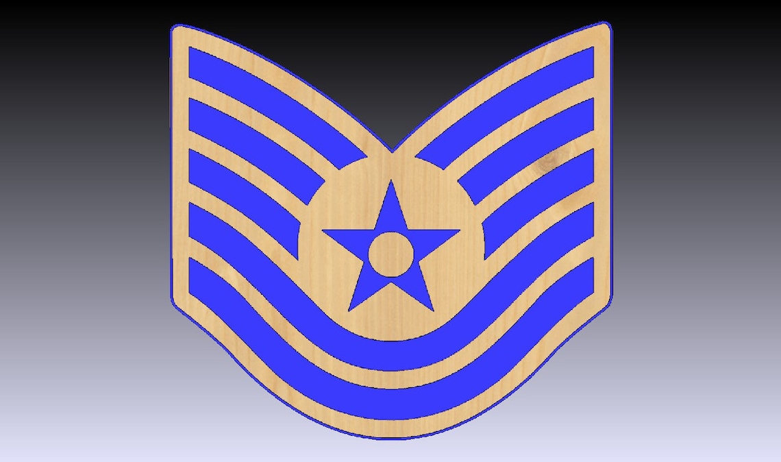 E6 Tsgt Air Force Stripe Etsy