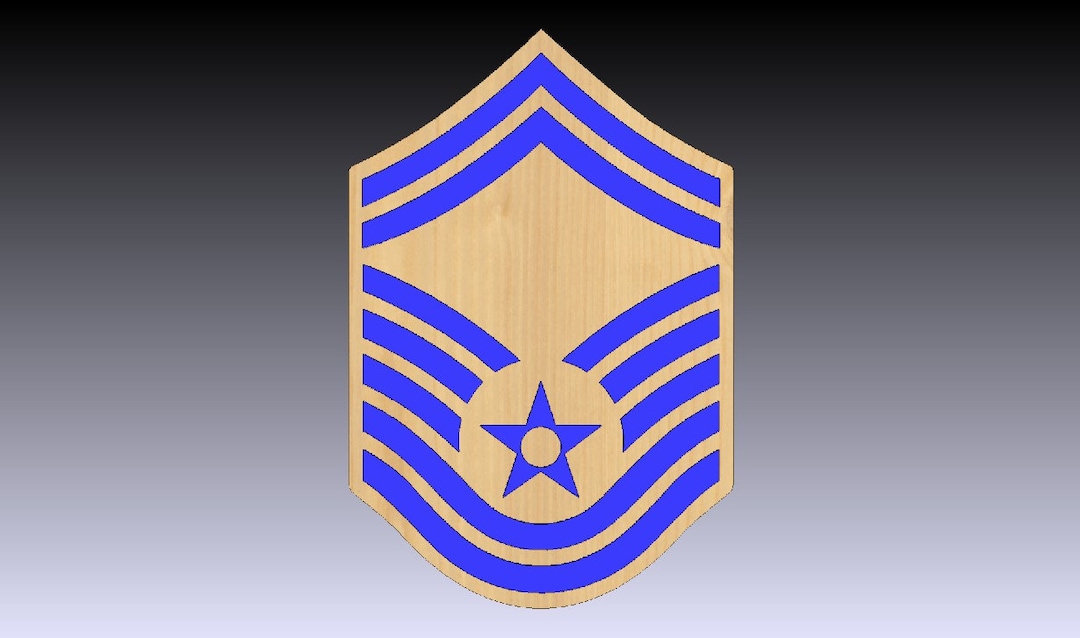 E8 Smsgt Air Force Stripes Etsy