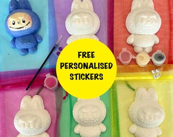 Bubu Craft Kit in Organza Gift Bag-Paint Craft Set-Character Party Bag Favour/Fillers-Craft Party Idea