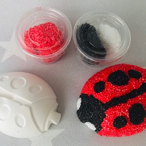 Insect Craft Kit-FOAM CLAY Craft Set-Party Bag Favour/Fillers-Butterfly Ladybug Bee Dragonfly-Craft Party Idea-Children&#39;s Activity Set