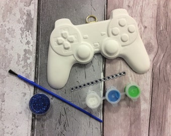 Game Controller Craft Kit-Gaming Party-Craft Kit- Paint Set -Party Bag Favour/Fillers - Craft Party Idea-Children's Activity Set