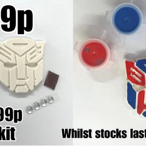 Robot Craft Kit From 99p-Unique Birthday Robot Party Bag Favour/Fillers-Robot Magnet Paint Set-Child Craft Party Idea