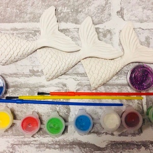 Mermaid Magnet Craft Kits -MERMAID PARTY-Craft Set-Party Bag Favour/Fillers - Craft Party Idea-Children&#39;s Activity Set