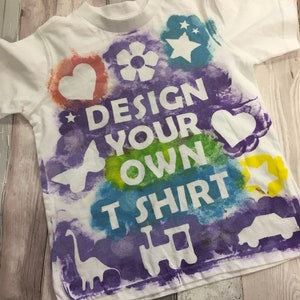 Craft Party Kits-Decorate your Own T-ShirT Kit-Painting Party-Party Bags-Party Activity-Craft Party Ideas