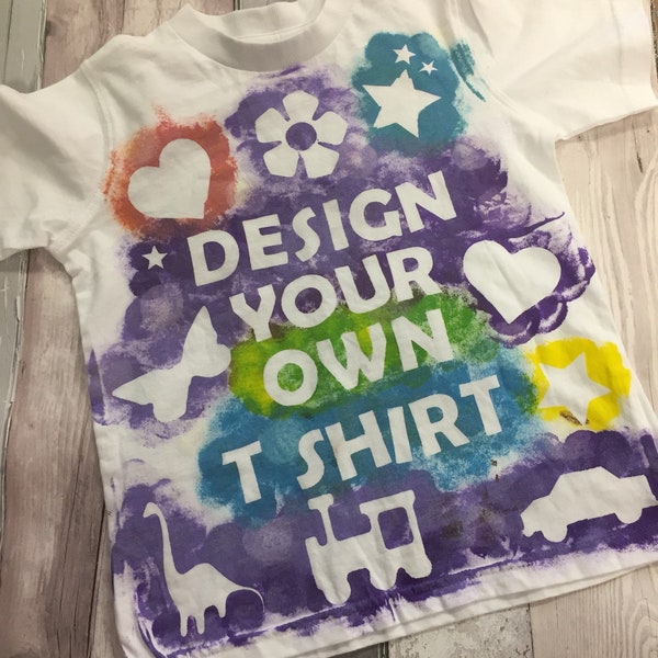 Craft Party Kits-Decorate your Own T-ShirT Kit-Painting Party-Party Bags-Party Activity-Craft Party Ideas
