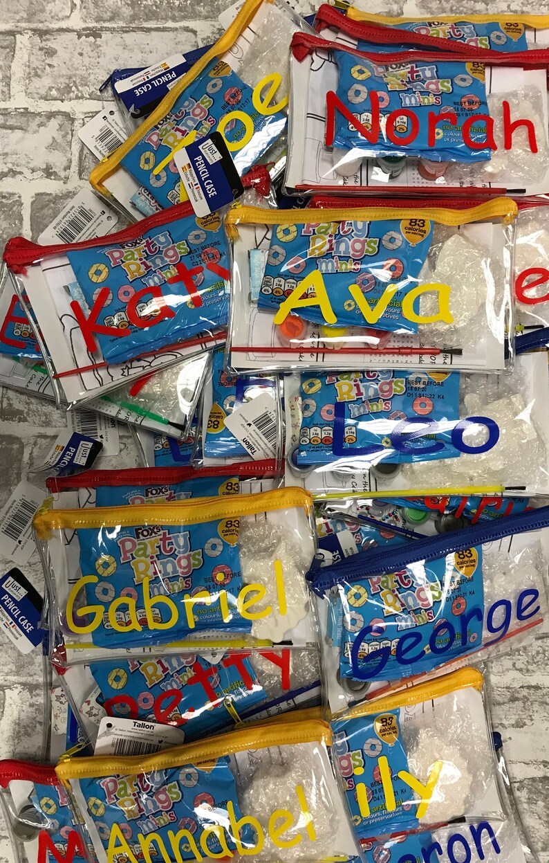 Pre Filled Quality Party Bagsparty Bag Fillerpersonalised Etsy