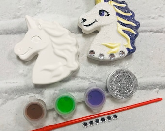 Unicorn Craft Kits -UNICORN PARTY-Craft Set! Party Bag Favor/Fillers - Craft Party Idea-Juego de actividades para niños