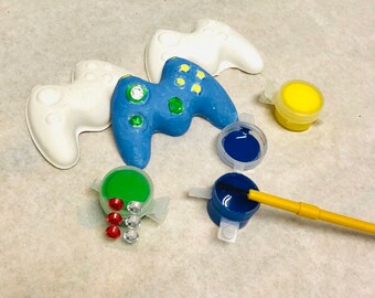 Gamer Controller Craft Kit-Magnet-Gaming Party-Craft Kit-Paint Set-Unique Party Bag Favour/Fillers-Craft Party Idea-Children's Activity Set