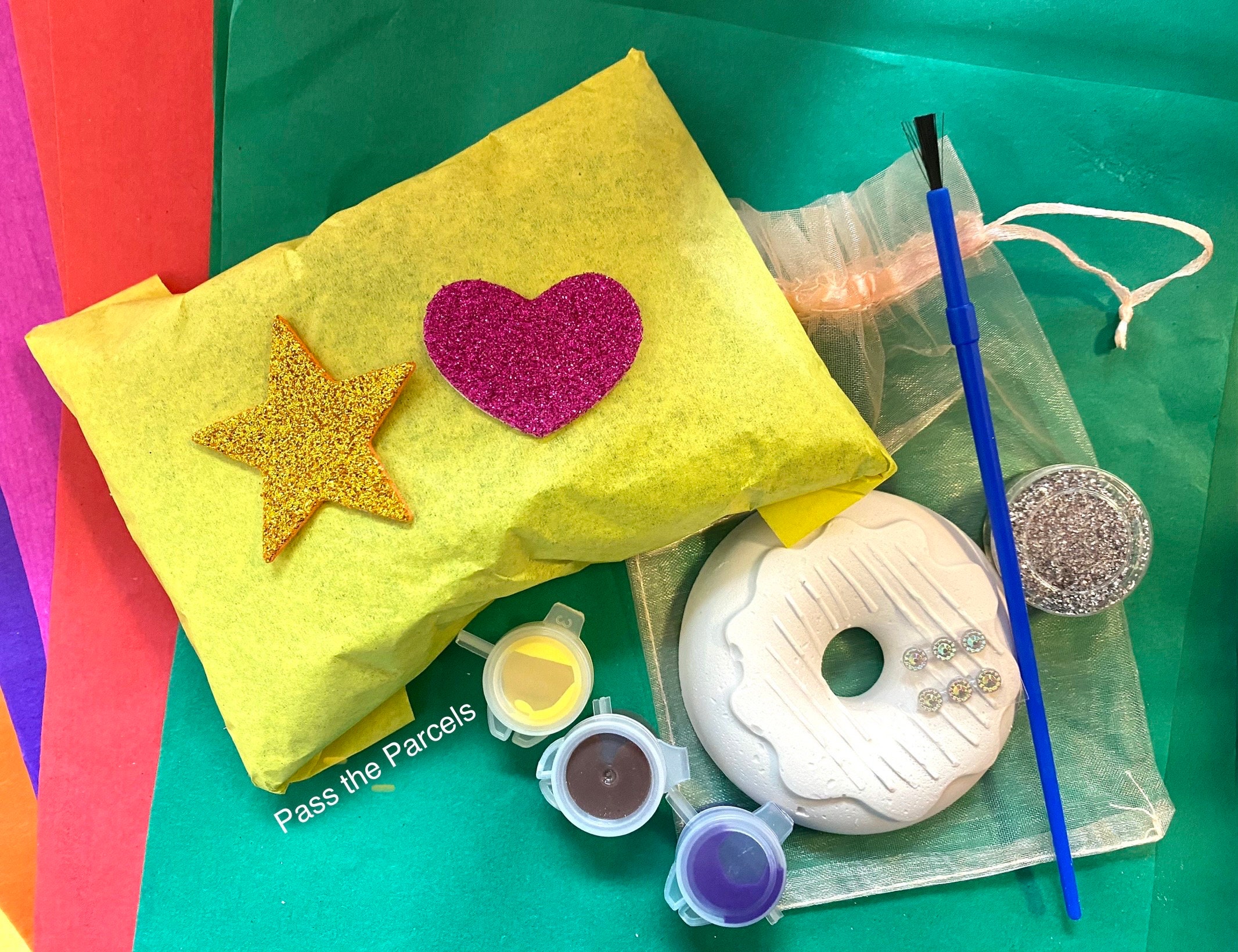 Pass the Parcel-Kid Party Games-Party Bags Craft Kit-Party…
