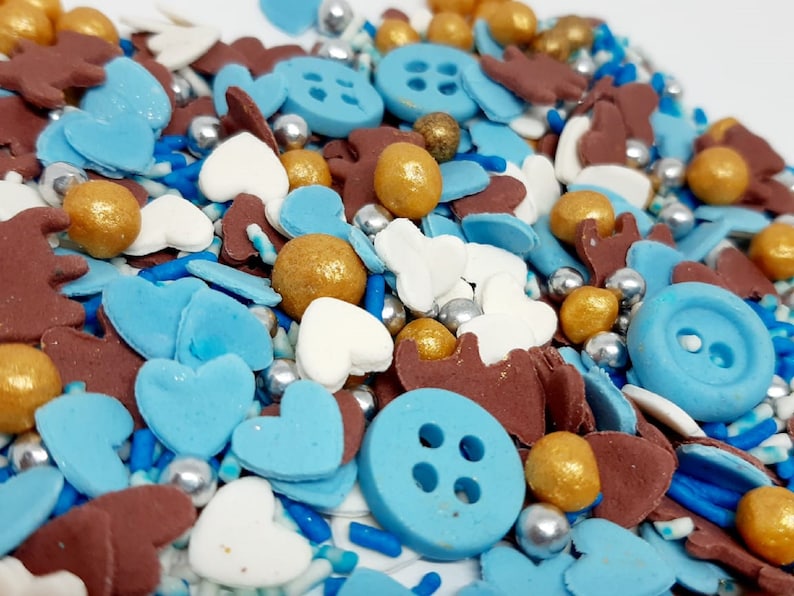 Edible Confetti 250 GR Sprinkles Cupcake topper Dripcake toppers