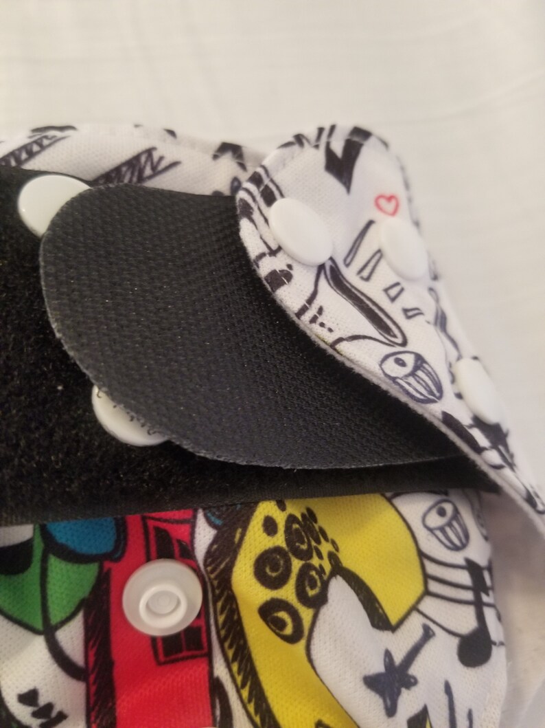 Snap to Velcro Conversion Strips for Cloth Diapers Mama Koala Etsy