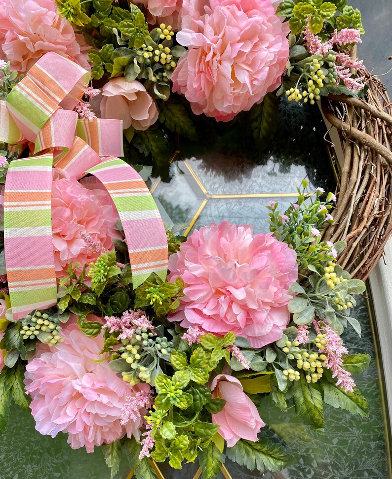 Summer Front Door Decor Spring Floral Door Decor Everyday Etsy