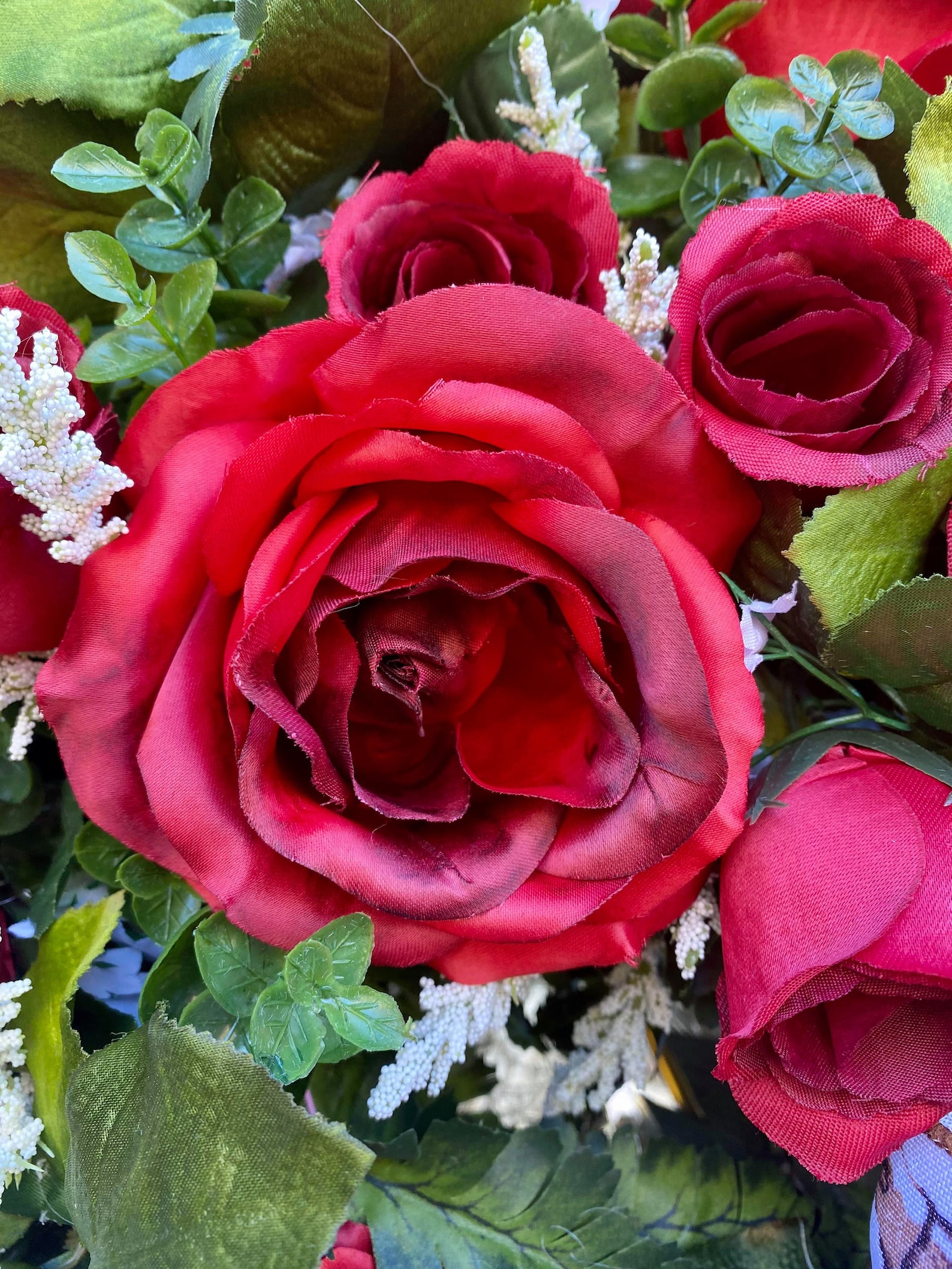 Kentucky Derby Red Roses Wreath Red Rose Blanket wreath Etsy