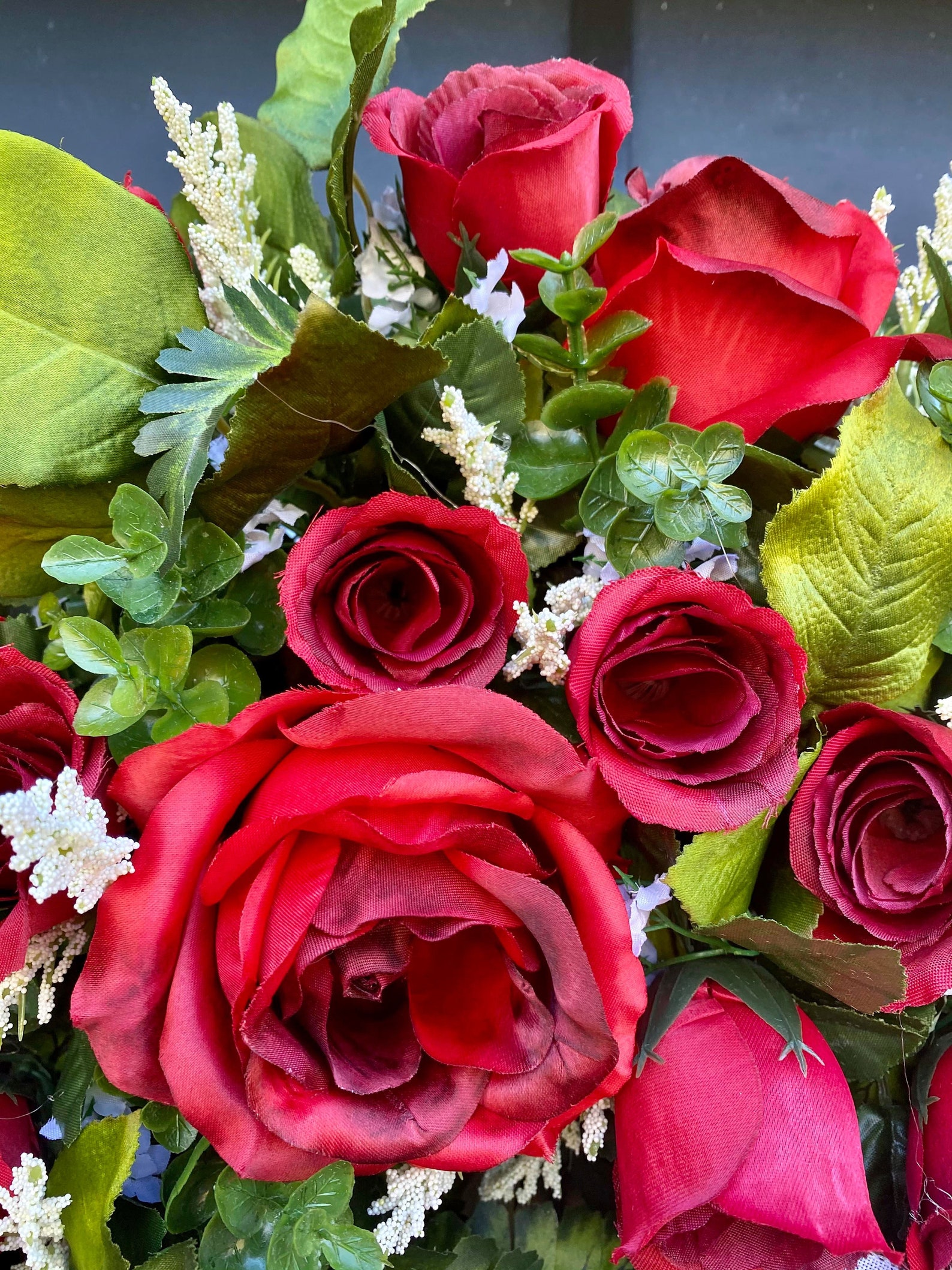 Kentucky Derby Red Roses Wreath Red Rose Blanket wreath Etsy