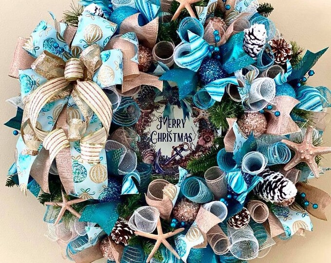 Nautical Christmas Wreath 