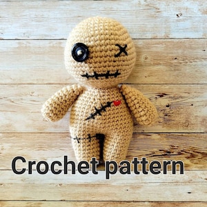 Voodoo Puppe Niedliches Amigurumi Puppen Muster gehäkelt